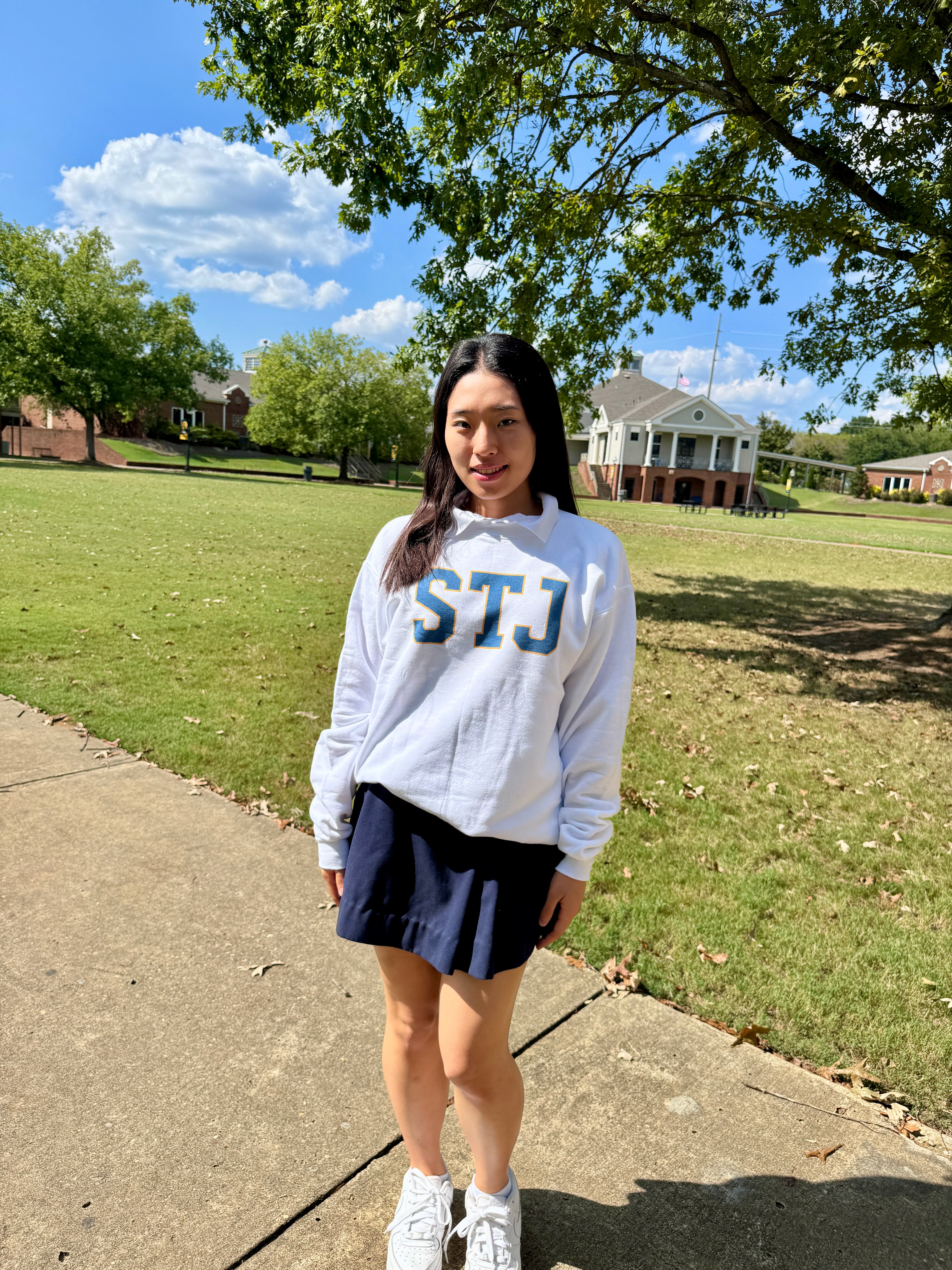 Saint James Collegiate Block Sweatshirt