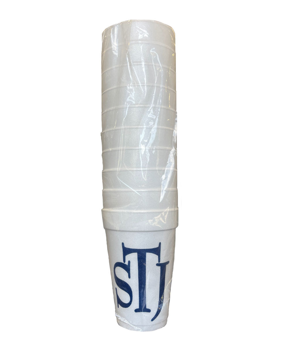 STJ Logo Styrofoam Cups (10 Pack)