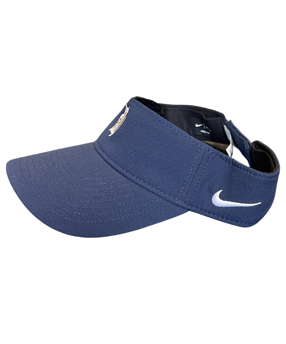 Blue nike visor sales